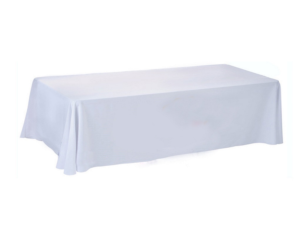 Nappe rectangulaire blanche location